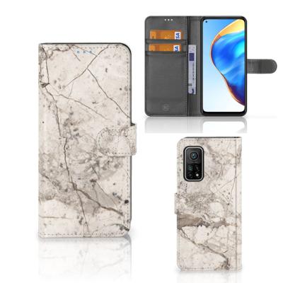Xiaomi Mi 10T Pro | Mi 10T | Bookcase | Marmer Beige