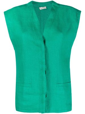 Versace Pre-Owned débardeur à col v (années 1970) - Vert