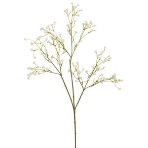 Kunstbloemen Gipskruid/Gypsophila takken - gebroken wit - 60 cm - Kunstplanten steelbloemen