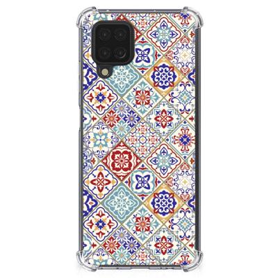 Samsung Galaxy A12 Anti-Shock Hoesje Tiles Color Samsung Galaxy A12 Anti-Shock Hoesje Tiles Color