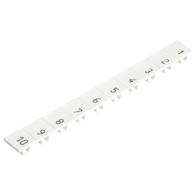 Wieland Electric 04.858.0853.0 Opschriftstroken Wit 25 stuk(s)