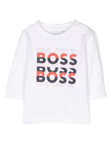 BOSS Kidswear haut à logo imprimé - Blanc