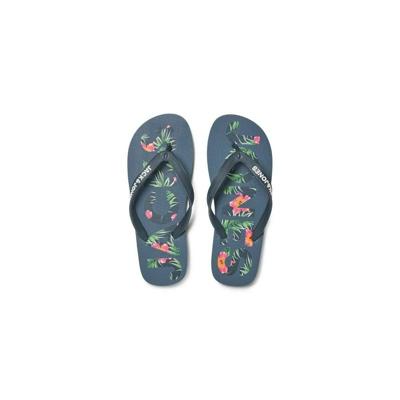 Heren Slippers Jack & Jones FWLOGO PALM PRINT 12230642 Marineblauw Schoenmaat 42-43