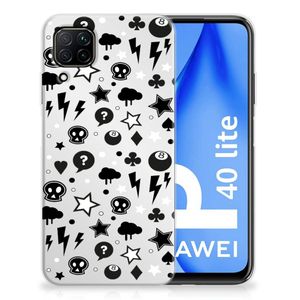 Silicone Back Case Huawei P40 Lite Silver Punk