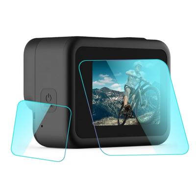 PULUZ voor GoPro HERO8 Black lens + LCD-scherm gehard glas film