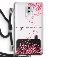 Hartjes en kusjes: Honor 6X Transparant Hoesje met koord