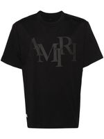 AMIRI t-shirt à logo Staggered - Noir