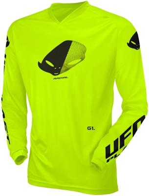 UFO PLAST Children&apos;s jersey ufo rad neon yellow gr. xxxxs