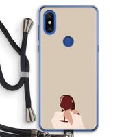 I drink wine: Xiaomi Mi Mix 3 Transparant Hoesje met koord