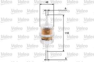 Valeo Brandstoffilter 587005