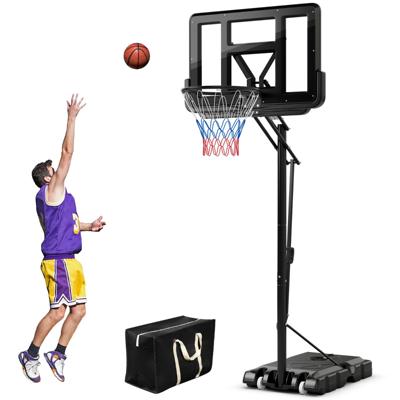 Basketbalstandaard 245-305 cm in Hoogte Verstelbaar voor Kinderen Volwassenen Basketbalstandaards voor Binnen en Buiten