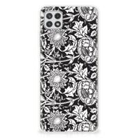 Samsung Galaxy A22 5G | TPU Case | Black Flowers Samsung Galaxy A22 5G | TPU Case | Black Flowers