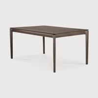 Ethnicraft Eettafel 'Bok' Gevernist Eikenhout, 140 x 80cm, kleur Bruin