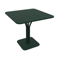 Fermob Luxembourg tuintafel kolom 80x80 cm Cedar Green