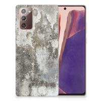 Samsung Note 20 | TPU | Siliconen hoesje | Beton Print
