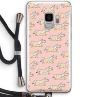 Ponys: Samsung Galaxy S9 Transparant Hoesje met koord