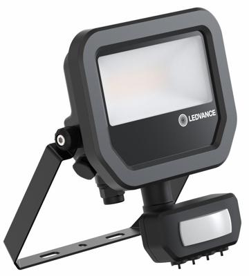 LEDVANCE LED Bouwlamp 10W 4000K zwart + Sensor - 5017551