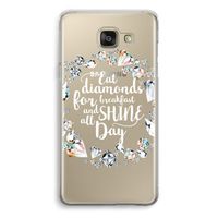 Diamonds: Samsung Galaxy A5 (2016) Transparant Hoesje