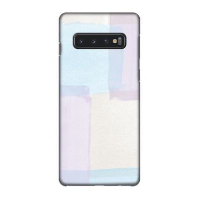 Square pastel: Samsung Galaxy S10 4G Volledig Geprint Hoesje