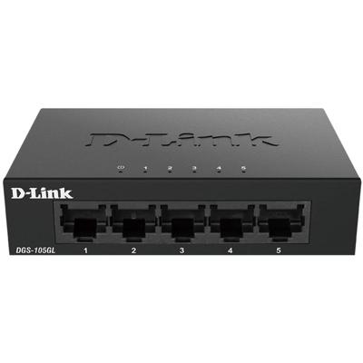D-Link DGS-105GL/E Netwerk switch 5 poorten 1 GBit/s