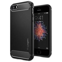 iPhone 5/5S/SE Spigen Ultra Rugged Capsule Case (Geopende verpakking - Bulkverpakking) - Zwart - thumbnail