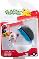 Pokemon Figure - Jigglypuff + Moon Ball (Clip 'n' Go)