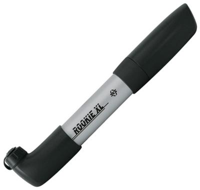Sks rookie xl zilver minipomp. incl 2 punts pomphouder. geschikt voor alle ventielen