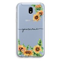 Zonnebloemen: Samsung Galaxy J5 (2017) Transparant Hoesje