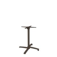 LABEL51 Eetkamertafel Tafelpoot Vouwbaar - Brons - Metaal - 4-Poot