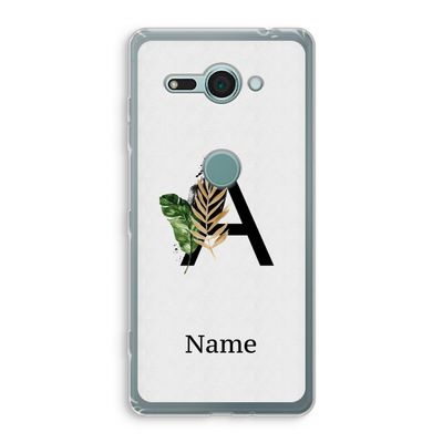 Charcoal Flora: Sony Xperia XZ2 Compact Transparant Hoesje