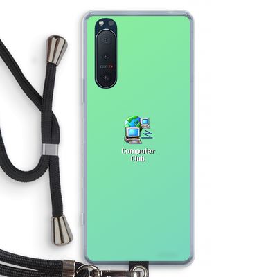 Win98: Sony Xperia 5 II Transparant Hoesje met koord