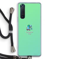 Win98: Sony Xperia 5 II Transparant Hoesje met koord