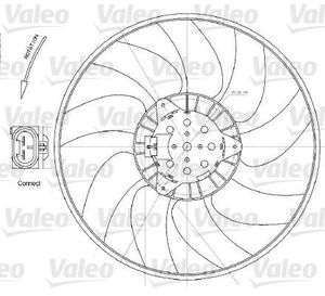 Koelventilator 696028