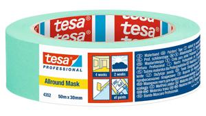 TESA Professional 4352 50 m Maskeertape voor algemeen gebruik Geschikt voor gebruik binnen Geschikt voor buitengebruik Papier Groen