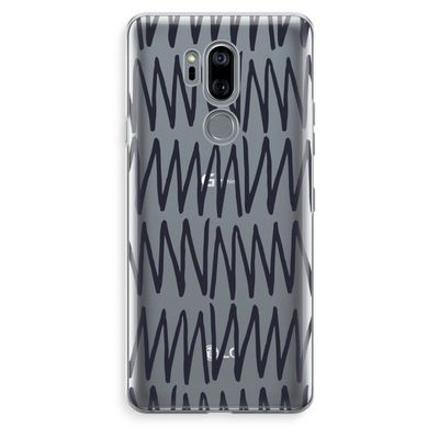 Marrakech Zigzag: LG G7 Thinq Transparant Hoesje