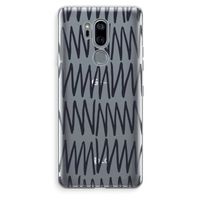 Marrakech Zigzag: LG G7 Thinq Transparant Hoesje