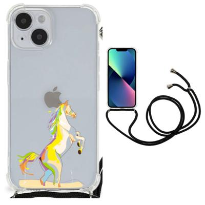 iPhone 14 Plus Stevig | Bumper Hoesje | Horse Color iPhone 14 Plus Stevig | Bumper Hoesje | Horse Color