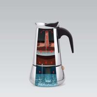 Maestro MR-1660 Moka Express 0,3 l Zwart, Roestvrijstaal