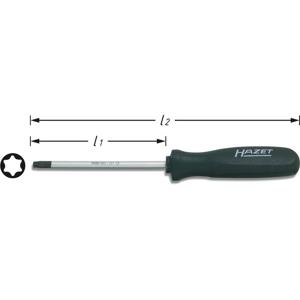 Hazet HAZET Torx-schroevendraaier Werkplaats Grootte T 20 Koplengte: 84 mm 1 stuk(s)