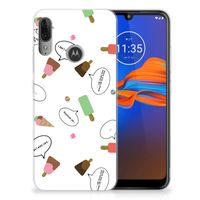 Motorola Moto E6 Plus Siliconen Case IJsjes