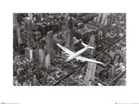 Kunstdruk Time Life DC4 Over Manhattan 60x80cm