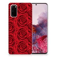 Samsung Galaxy S20 TPU Case Red Roses - thumbnail