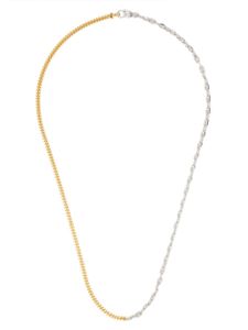 Tom Wood collier Rue Chain Duo en argent sterling