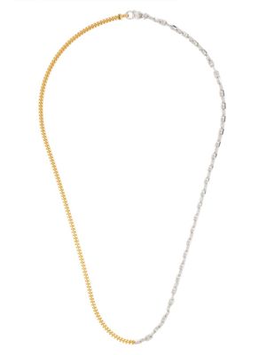 Tom Wood collier Rue Chain Duo en argent sterling