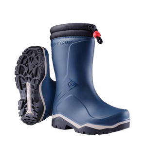 Dunlop K354061 Blizzard Kinderlaars gevoerd PVC Blauw/Grijs/Zwart - Maat 24 - 00.032.004.24