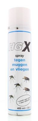 X muggen/vliegen spray