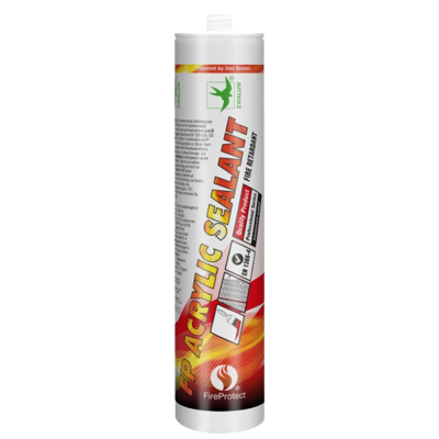 Zwaluw Brandwerende acrylaatkit - 310ml - WIT