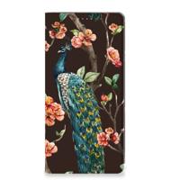 OPPO A57 | A57s | A77 4G | Hoesje maken | Pauw met Bloemen