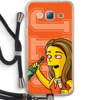 Jamie Lee Simpson: Samsung Galaxy J3 (2016) Transparant Hoesje met koord