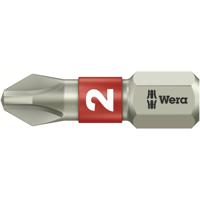 Wera 3851/1 TS PH 2 X 25 MM 05 071011 001 Kruis-bit PH 2 RVS D 6.3 1 stuk(s)